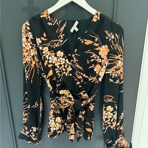 Joie blouse with flattering waist tie